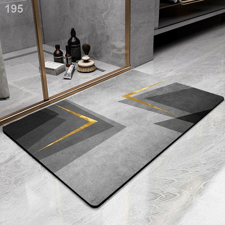 Thảm trải sàn nhà vệ sinh, cửa thấm phòng tắm, nhanh khô ngay lối ra vào, đệm chống trượt sinh bằng tảo cát