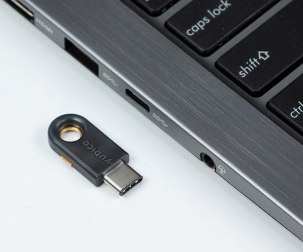 Thiết bị xác thực hai yếu tố Yubikey 5C - hàng chính hãng