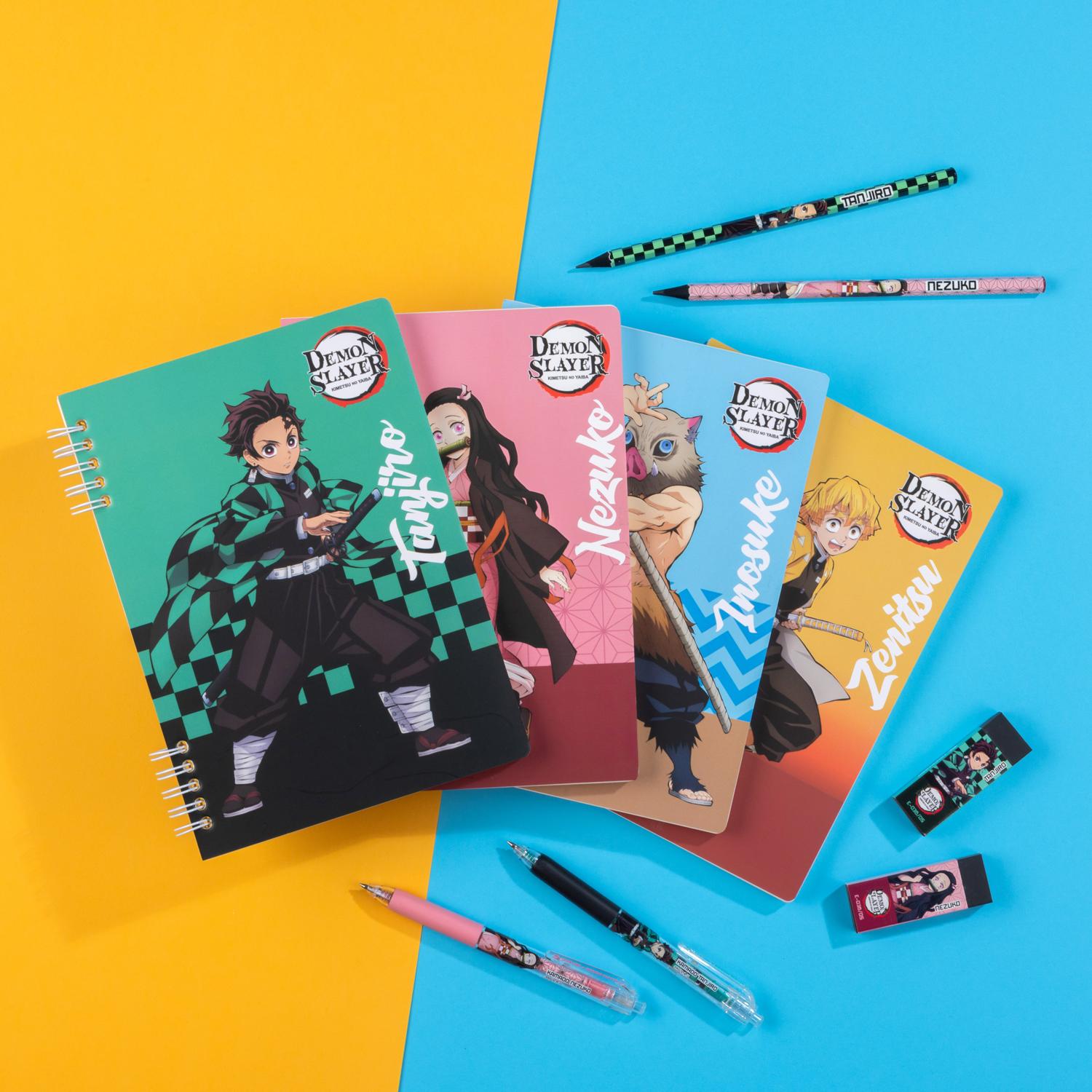 Sổ Lò Xo A5 - Kẻ Ngang - 120 Trang 100gsm - Nhân Vật Demon Slayer - Thiên Long MB-023/DS - Inosuke