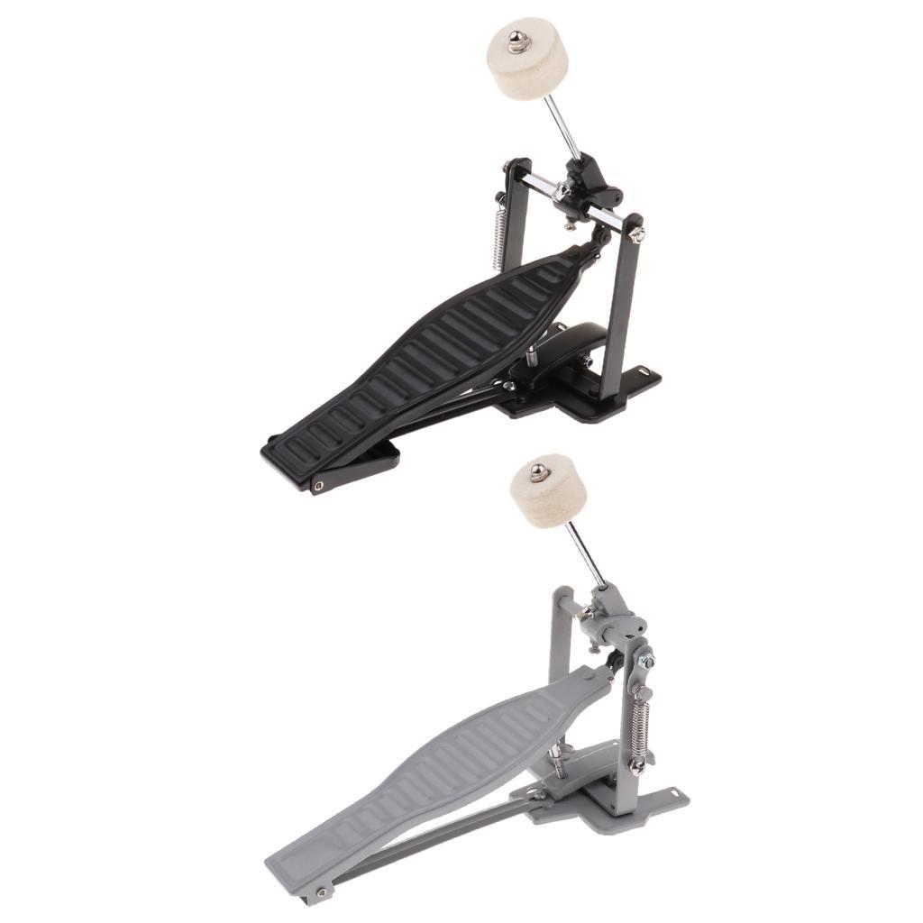 Single Spring Bass Drum Pedal with Drum Wool Beater for Children Gift