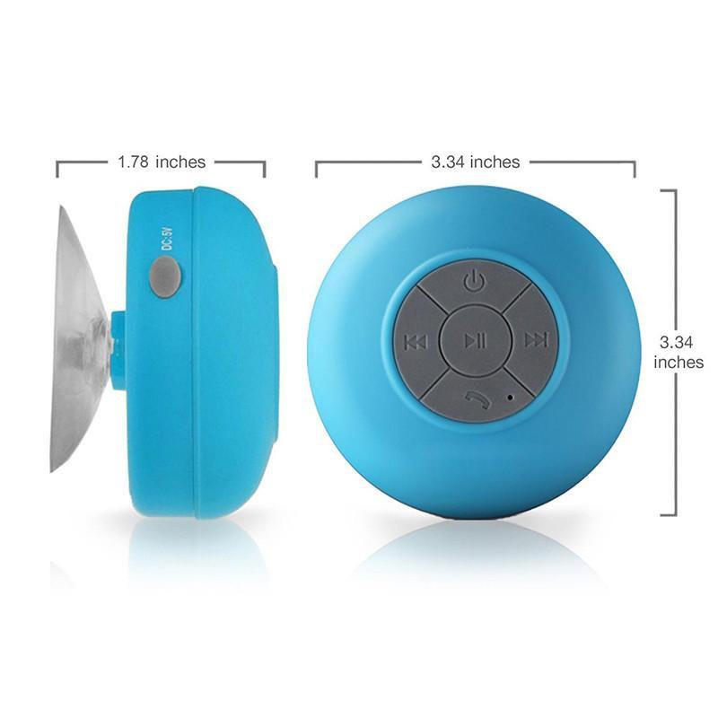 Loa di động Loa phòng tắm chống nước không dây cho điện thoại Loa ô tô rảnh tay tương thích Bluetooth Loa Màu sắc: Xanh lục