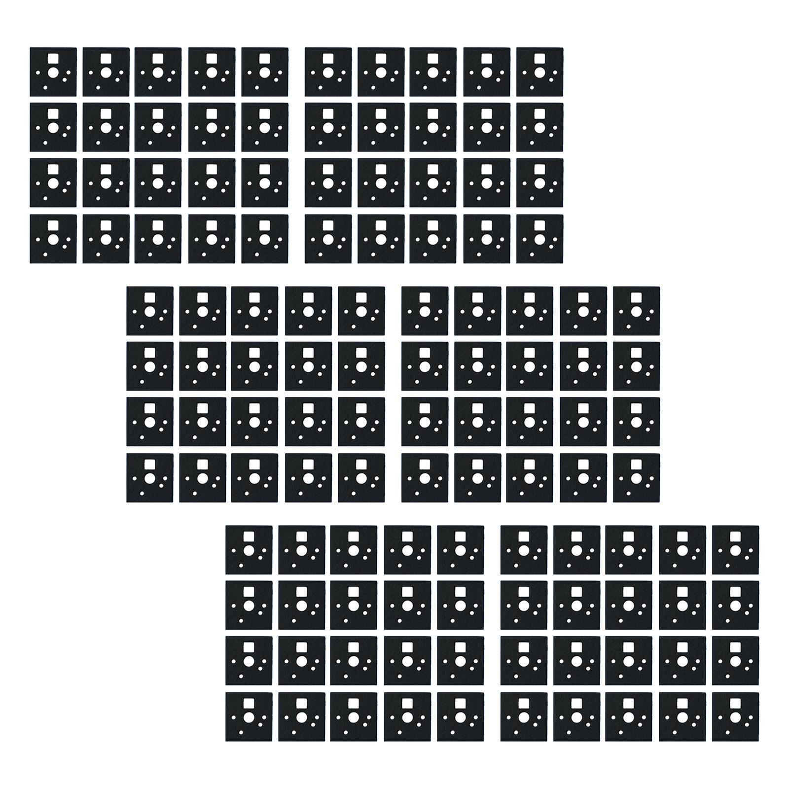 120Pcs Keyboard Switch Pads Shaft Lower Pad Stickers for Hot Swappable Soldering Keyboard