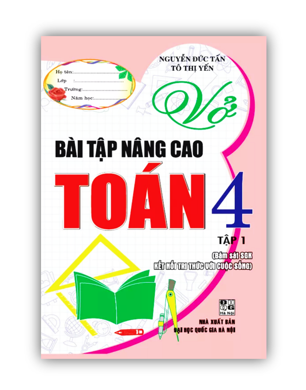 Sách - Combo Vở Bài Tập Nâng Cao Toán 4 - Tập 1 + 2 (Bám Sát Sgk Kết Nối Tri Thức)