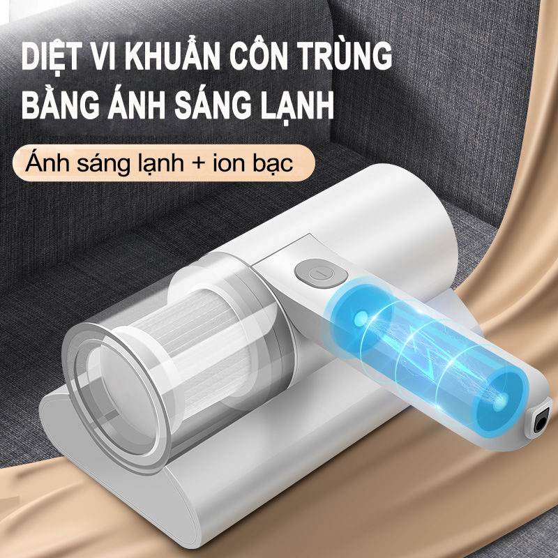 Máy hút bụi bằng tay diệt khuẩn ga giường bằng tia tử ngoại, chuyên dùng để làm sạch ga giường, thảm, sô pha