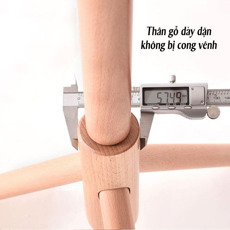 Cây Treo Quần Áo Đứng Bằng Gỗ Standing Hanger,Kệ Sào Treo Đồ Đứng Nội Thất Kiểu Hàn Lắp Ráp PAPAA.HOME