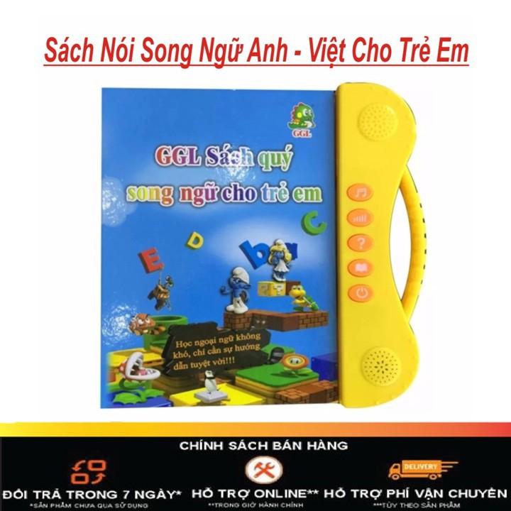 Sách nói điện tử song ngữ anh việt kèm bút dạ tích đáp án