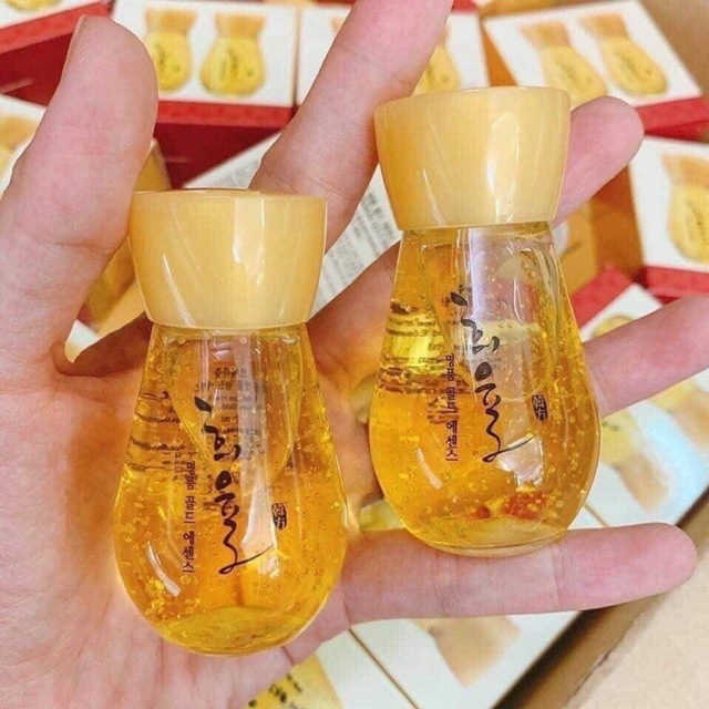 Sét 2 Chai Tinh Chất Thải Độc Và Chống Lão Hóa Vàng 24K Lebelage Yul Premium Gold Essence 30ml x 2