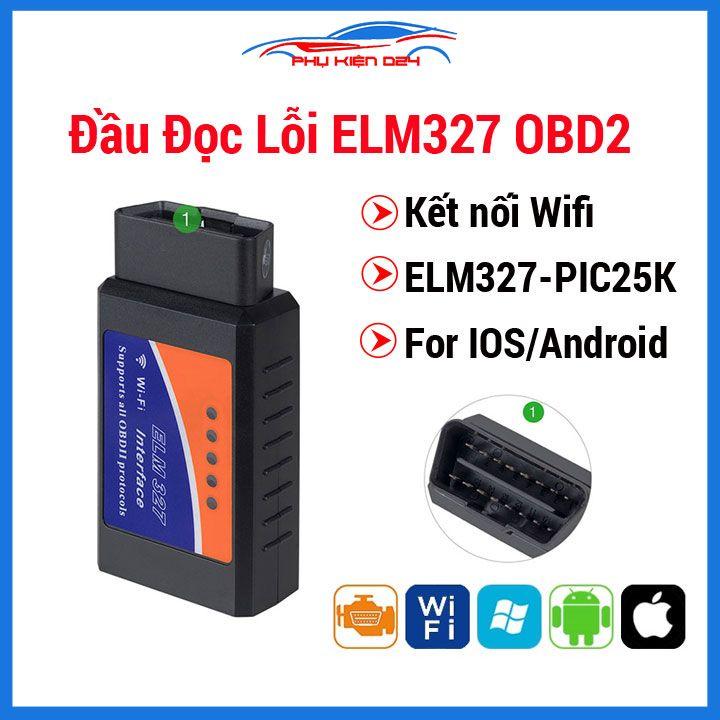 Đầu đọc lỗi WIFI ELM327 OBD2 kèm đĩa model PICK25K