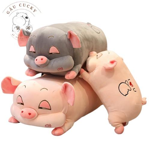 GẤU HEO BÔNG HỒNG - XÁM MẮT LIM DIM DỄ THƯƠNG ️GÍA THẤP NHẤT️ chất liệu siêu mềm mại, đa dạng kích thước, an toàn