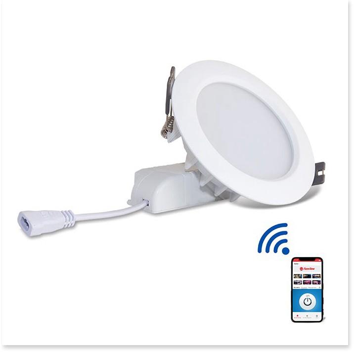 Đèn LED Downlight âm trần smart wifi 9W Rạng Đông AT16L 110/9W.WF, Vỏ nhôm đúc