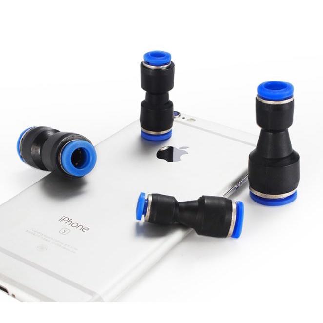 Đầu nối giảm PG, đầu cút thẳng thu PG khí nén phun sương dùng để cắm nhanh vào ống khí 4-6-8-10-....mm