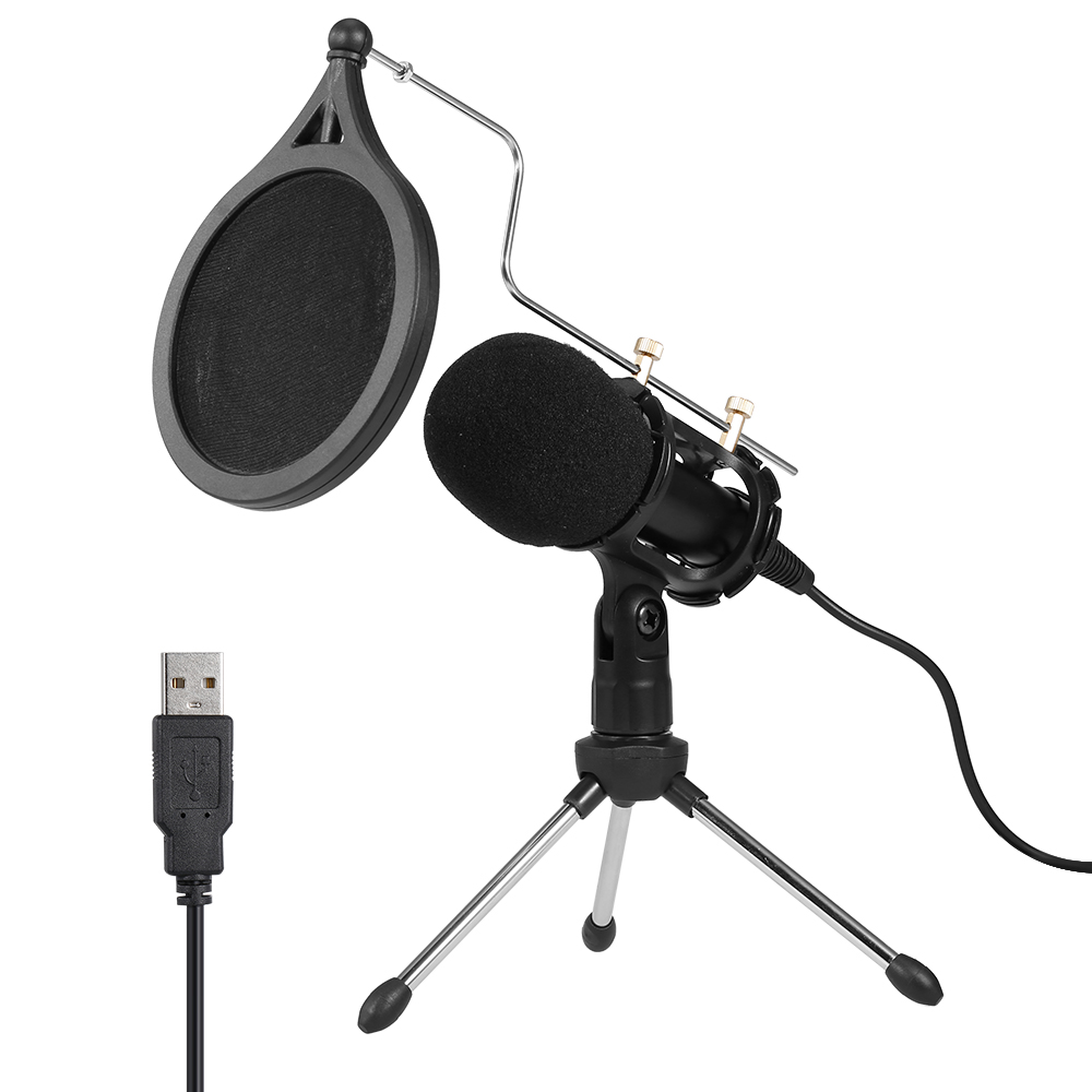 Bộ Micrô Karaoke USB Không Có Ổ Đĩa Với Chân Máy