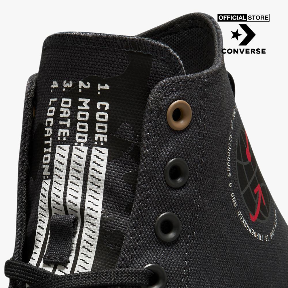 CONVERSE - Giày sneakers cổ cao unisex Chuck Taylor All Star Global Logo A03775C