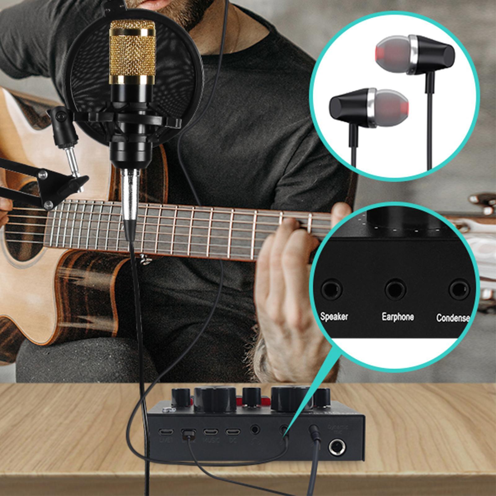 Voice Conversion Sound Card for Karaoke Living Broadcast Chat On Style A