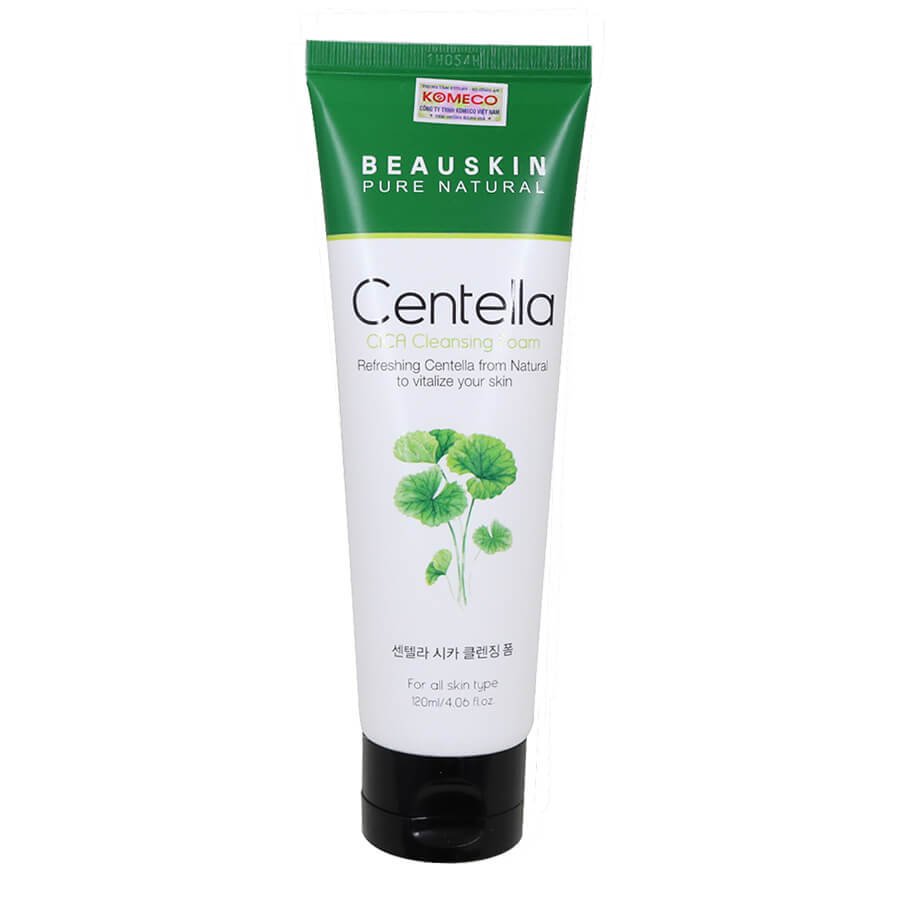 Combo kháng khuẩn, cấp ẩm và giảm stress gồm sữa sử mặt Beauskin Centella Cica và Mặt nạ Don’t Worry - Hàn Quốc Chính Hãng