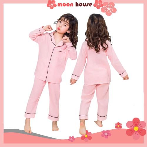 Bộ Đồ Ngủ Cho Bé, Bộ Pijama Chất Đũi Dài Tay Cho Bé, Bộ Đồ Ngủ Nhà Cực Xinh Cho Bé Trai Và Bé Gái