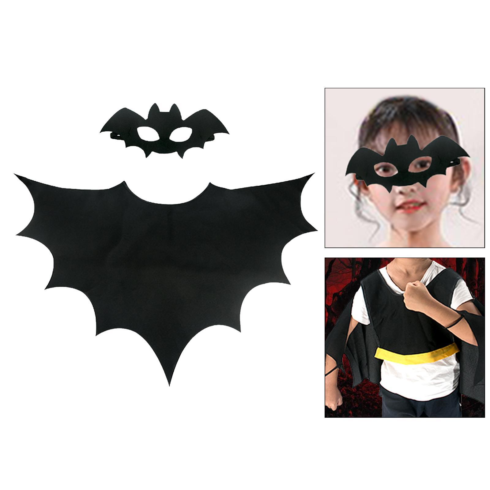 Halloween Cape Cloak Devil Costume Comfortable to Wear Accessories  Wizard Devil Outfit for Fancy Dress Party Favor