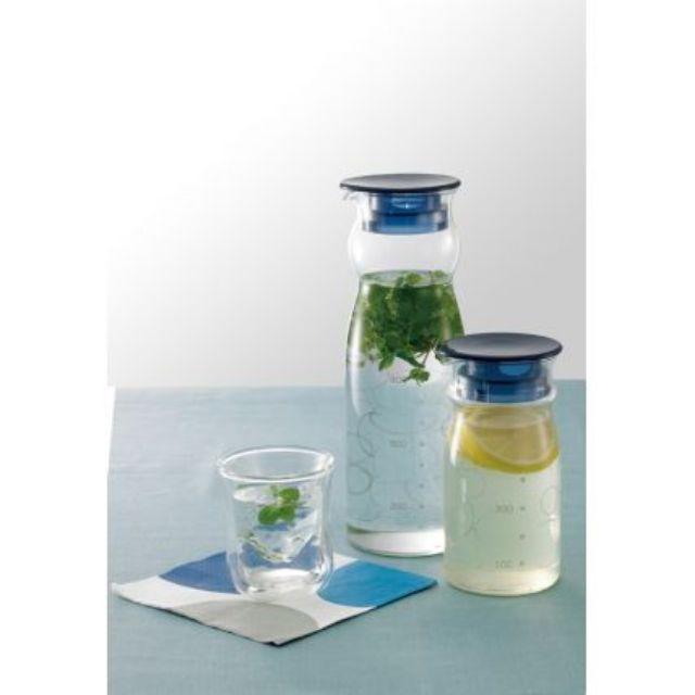 Bình nước thủy tinh chịu nhiệt 600ml, thích hợp để bàn làm việc văn phòng