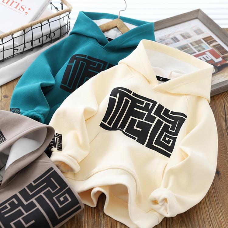 Áo khác bé trai gái áo nỉ hoodie cho trẻ em từ 6-65KG size đại LOGO