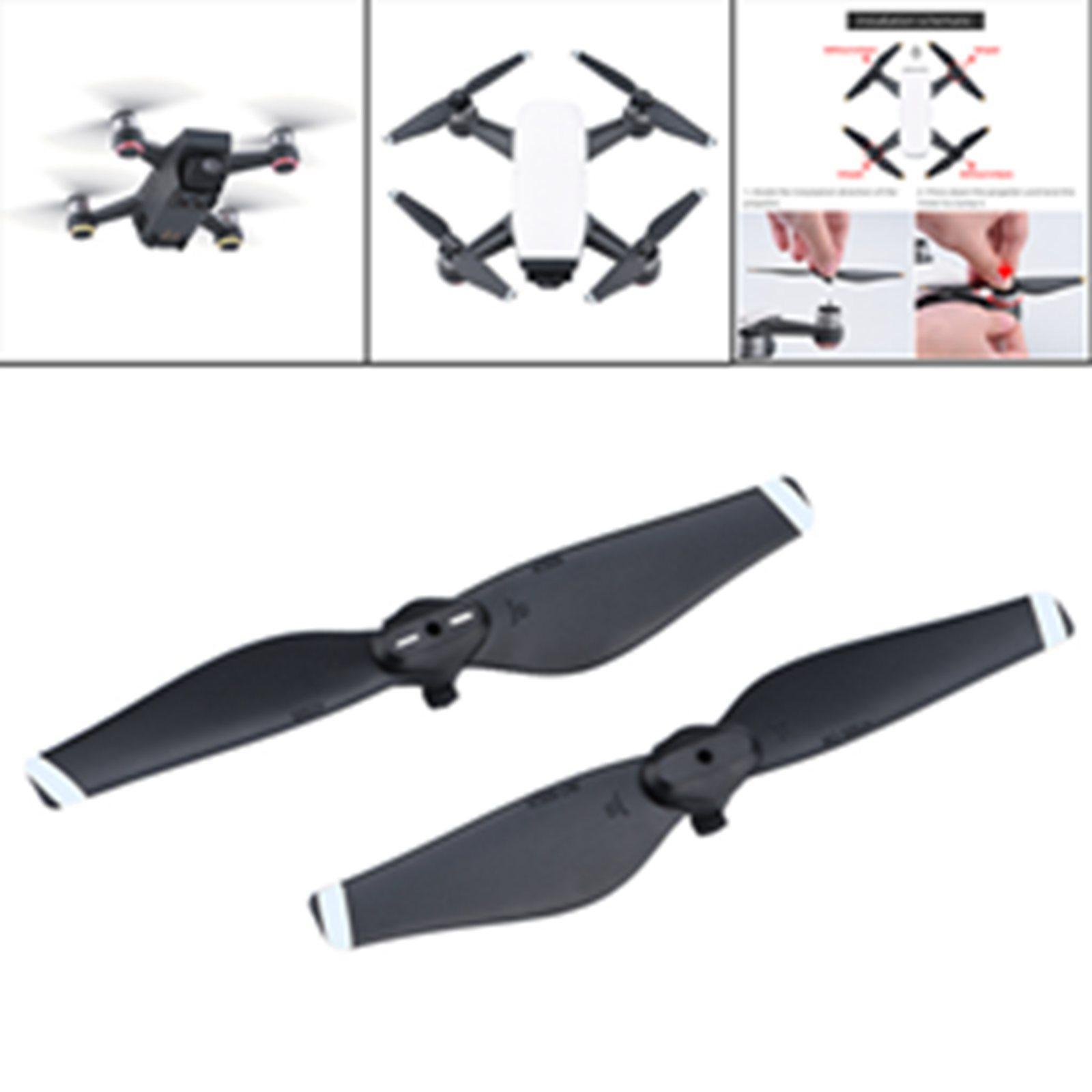 Propellers Parts for  Spark 4732S Drone White Rim 2 Pairs