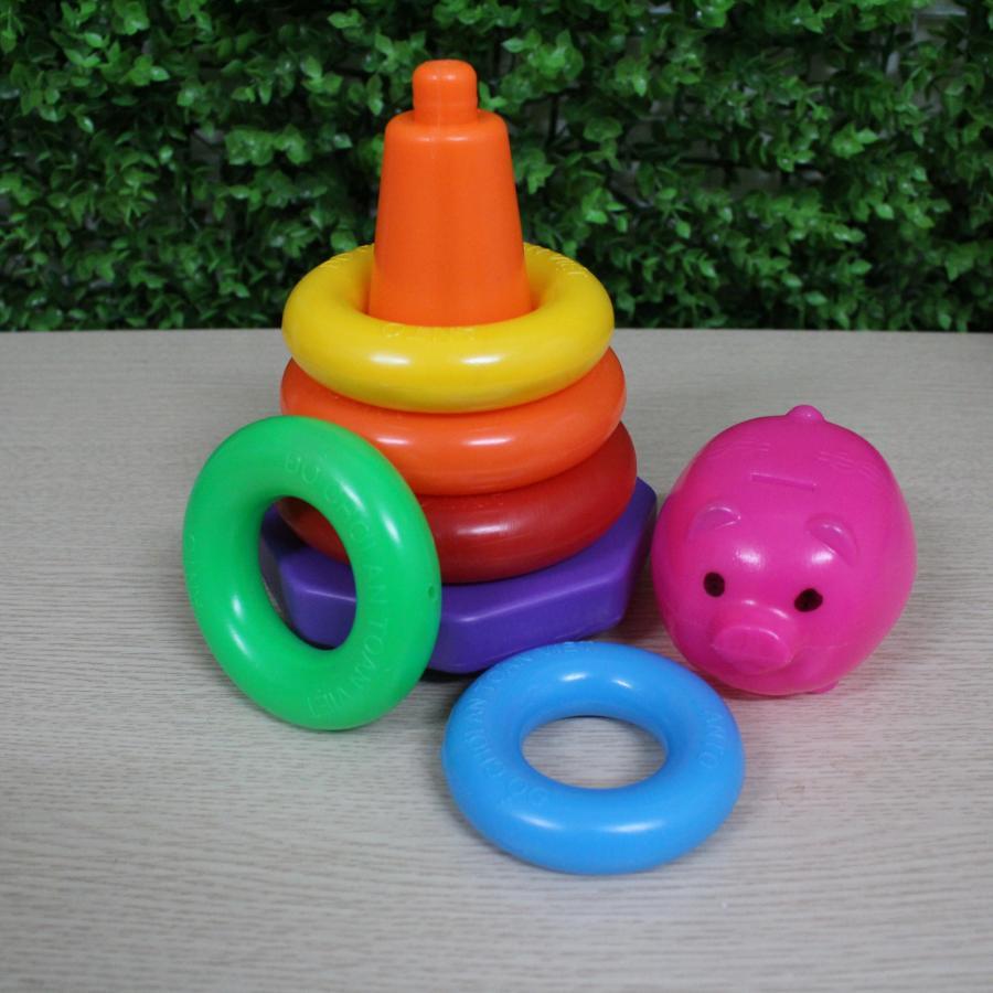Bộ đồ chơi xếp vòng mầm non SATO