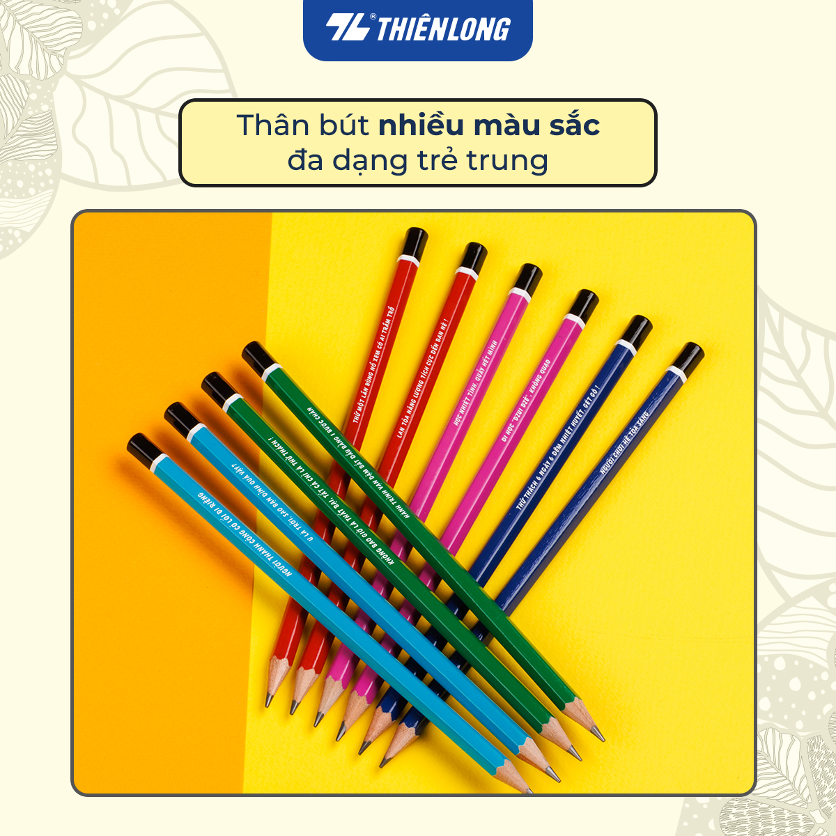 Hình ảnh Bộ 5 Bút chì gỗ Thiên Long GP-01