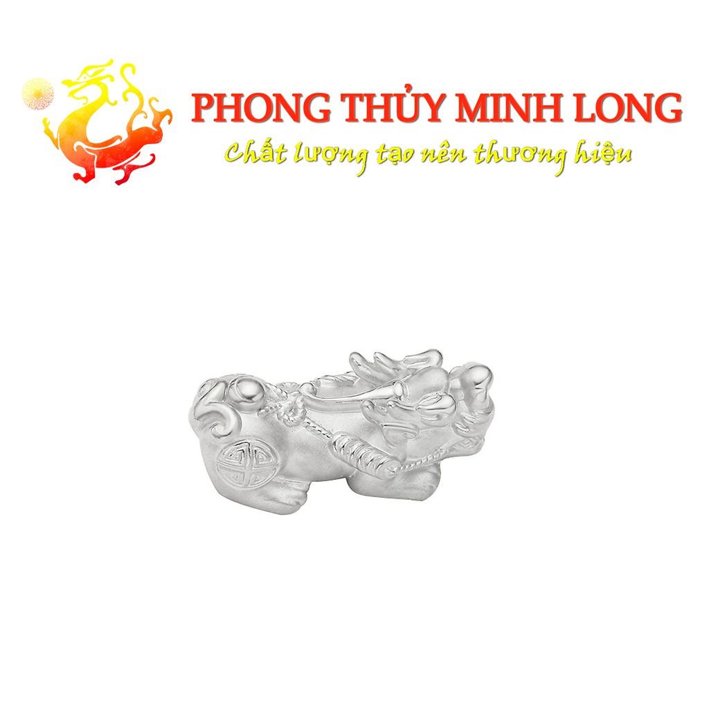 Vòng tay đá. Thach Anh Khói mix tỳ hưu bằng Bạc