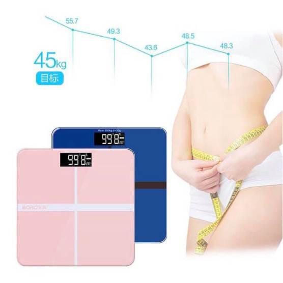 CÂN ĐIỆN TỬ IP CHỮ THẬP THEO DÕI CÂN NẶNG VÀ NHIỆT ĐỘ PHÒNG CHÍNH XÁC 100% - CÂN SỨC KHỎE MẶT GƯƠNG SANG CHẢNH
