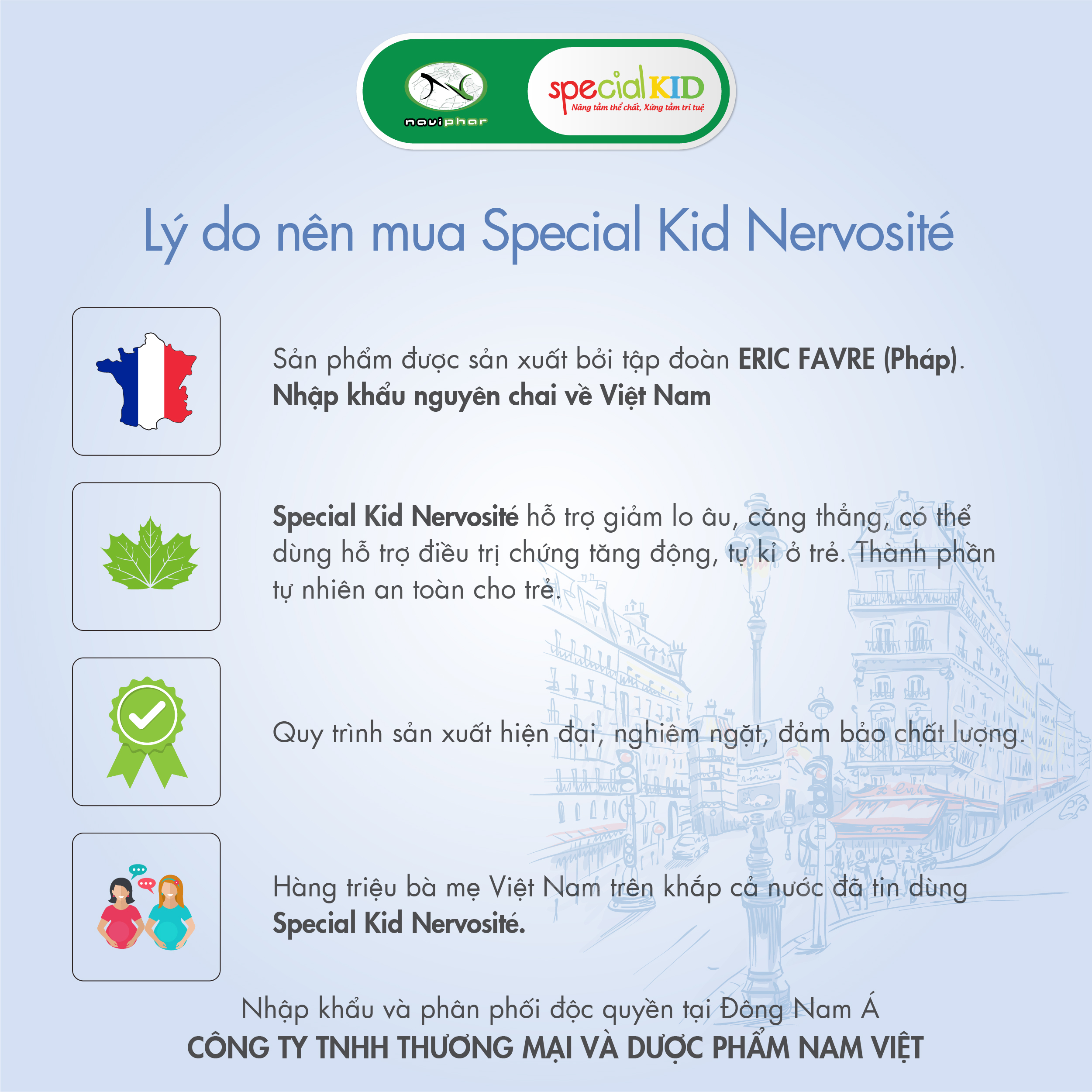 TPBVSK Special Kid Nervosité - Siro giảm lo âu, bồn chồn, căng thẳng