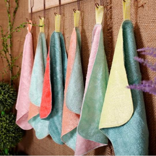 Combo 3 Khăn lau bếp Vagreen POÊMY, kích thước 24x27cm, thấm hút tốt, nhanh khô, dễ dàng lau chùi vết bẩn