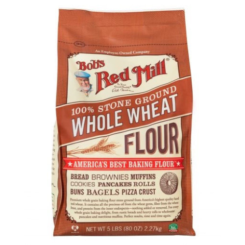 Bột Mì Nguyên Cám (Non-GMO) Whole Wheat Flour 2,27Kg  Bob's Red Mill Usa