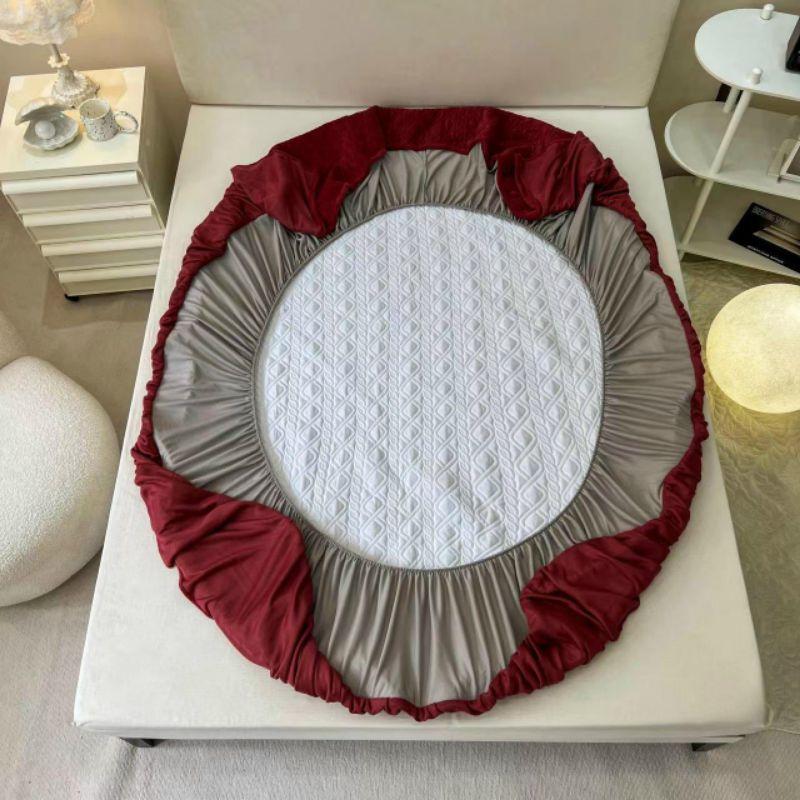 Sét ga gối trần phủ bánh bèo nỉ nhung 3 lớp dày dặn Hàng Cao Cấp