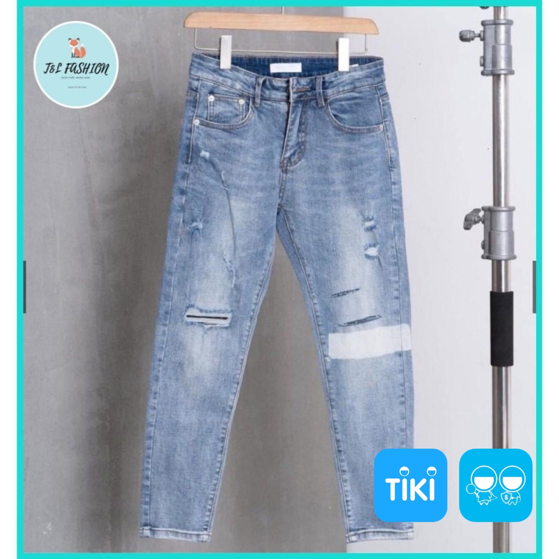 Quần Jean Nam Màu Xanh ,Quần Bò, Mẫu Mới Phong Cách Thời Trang Cao Cấp ms420