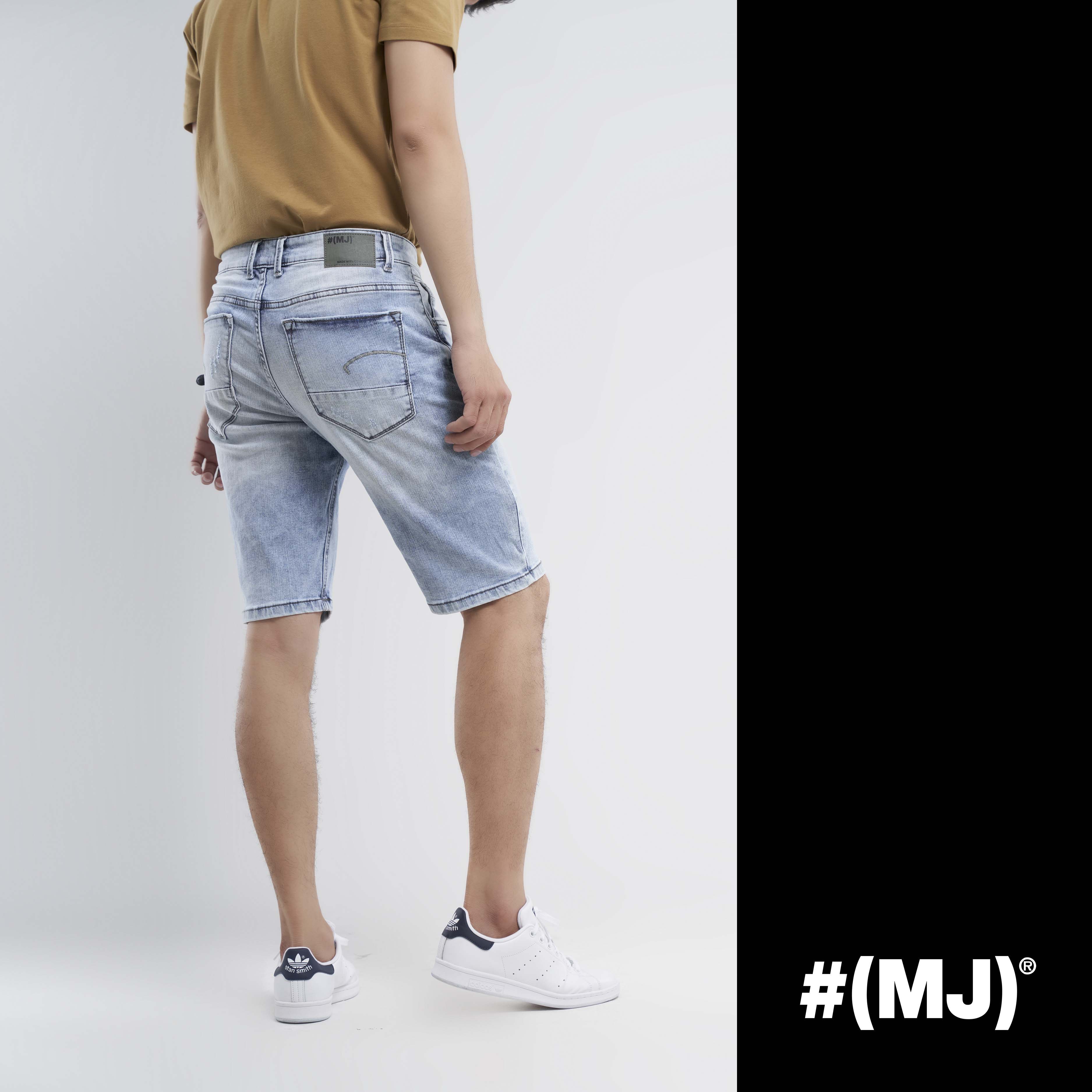 Quần short jeans nam MESSI jeans MJB0118