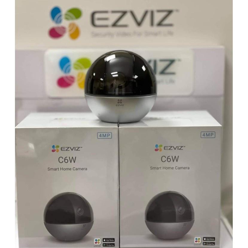 Camera Wifi Ezviz C6W 4Mp-2K+, quay 360 độ có màu ban đêm, đàm thoại 02 chiều, 2 đèn hồng ngoại thông minh-Hàng Chính Hãng