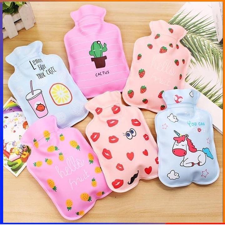 Túi Chườm Nóng Lạnh Giữ Nhiệt Đa Năng Chườm Bụng Hiệu Quả, Túi Nước Giữ Nhiệt Dễ Thương