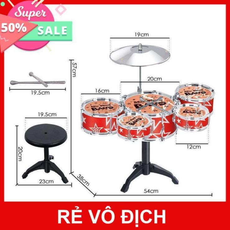 BỘ TRỐNG JAZZ DRUM 5 TRỐNG CÓ GHẾ