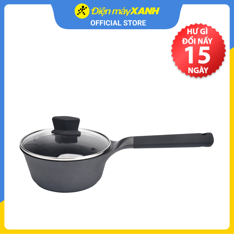 Quánh nhôm chống dính vân đá 18cm Hommy AH4018 - Hàng chính hãng