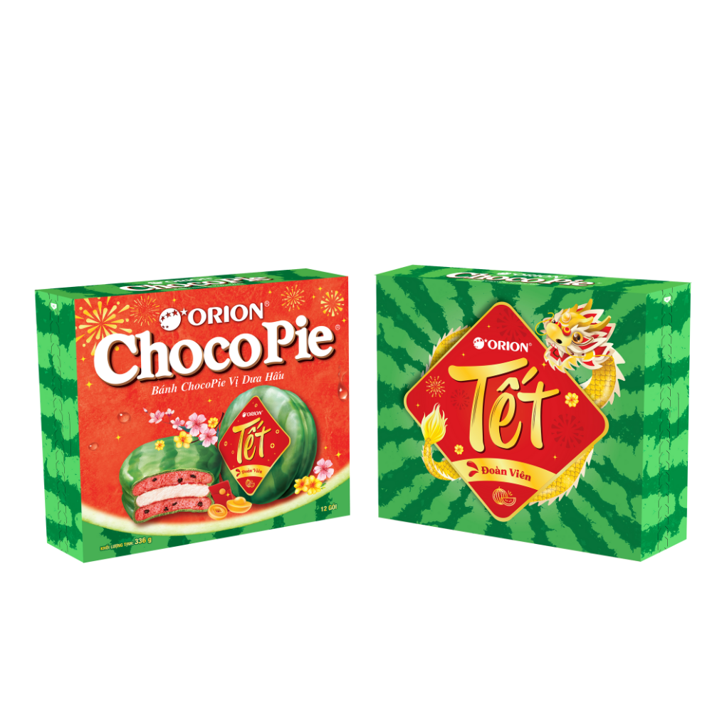Combo 2 Hộp Bánh CHOCOPIE vị DƯA HẤU mát lạnh