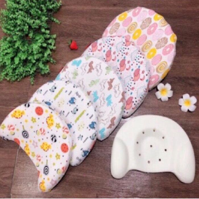 Gối cao su chống méo, bẹp đầu cho bé (30*20*3 cm)