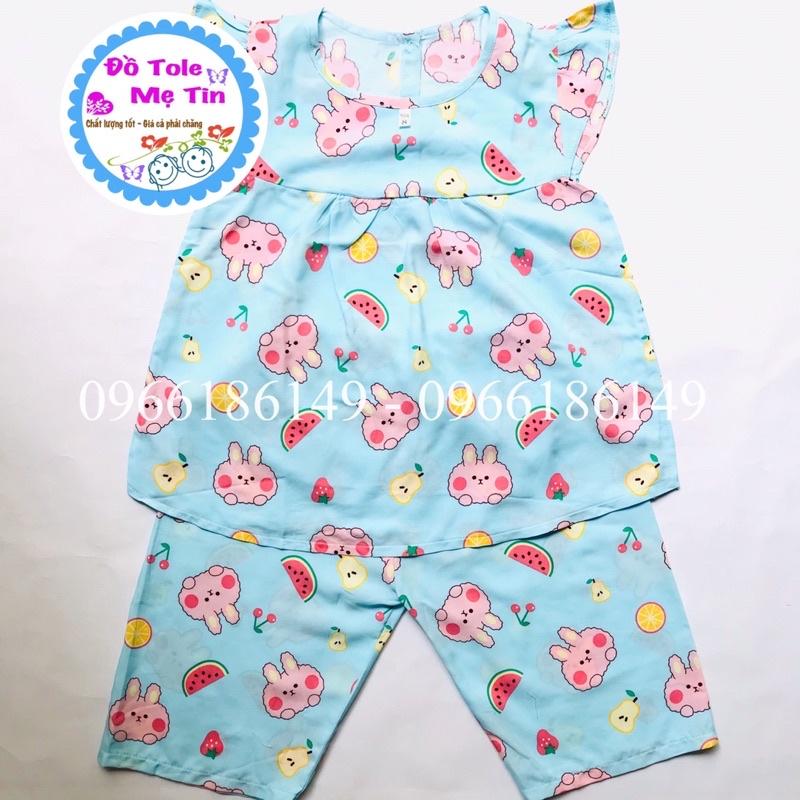 Đồ tôn(lanh) size 8(19-21kg) lửng bé gái - ib shop gửi màu còn