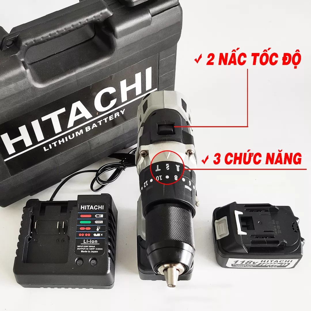 Máy khoan pin không than, lõi đồng