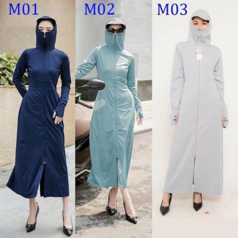 Áo chống nắng toàn thân 2 lớp thông hơi