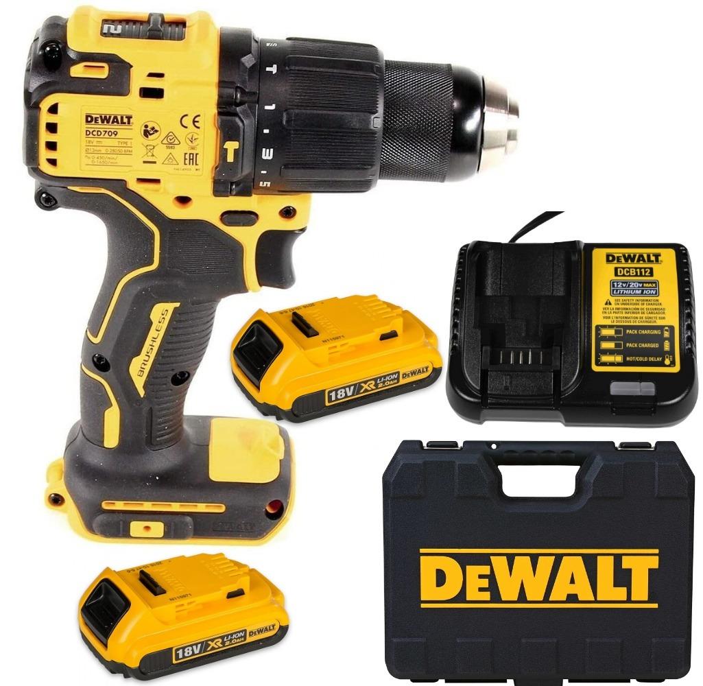 MÁY KHOAN CẦM TAY 20VMAX/BL 340W DEWALT DCD709D2- HÀNG CHÍNH HÃNG