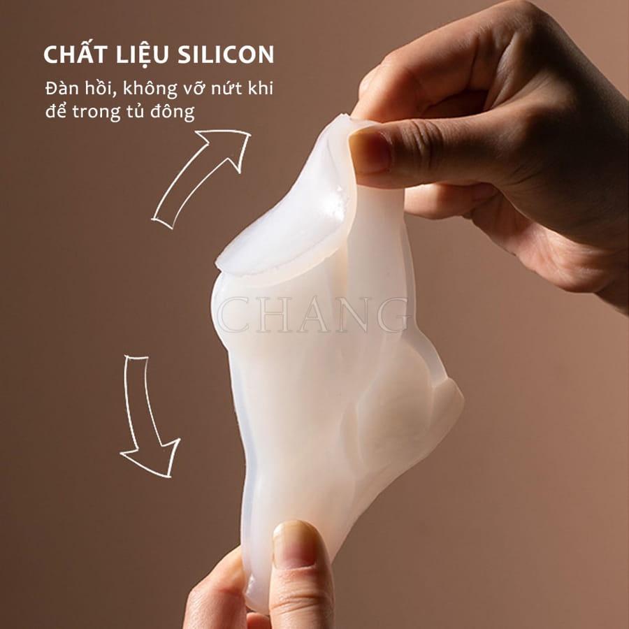 Khuôn Làm Đá Silicon Hình Gấu Teddy Xinh Xắn, Khay Đá Gấu Cute Trang Trí Đồ Uống, Làm Thạch