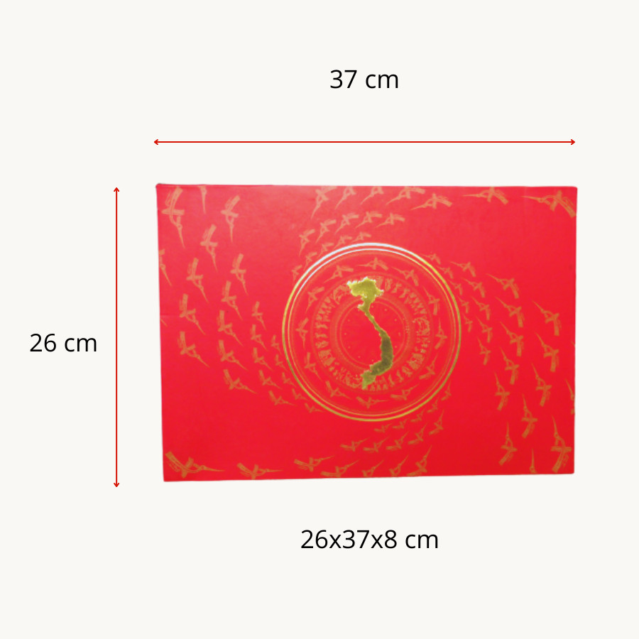 [QUÀ TẾT QUÝ MÃO 2023] Bộ Quà Tết Việt 6 Món - SHE Chocolate. Mứt tết, socola và liễn. Món quà tết cao cấp, sang trọng.