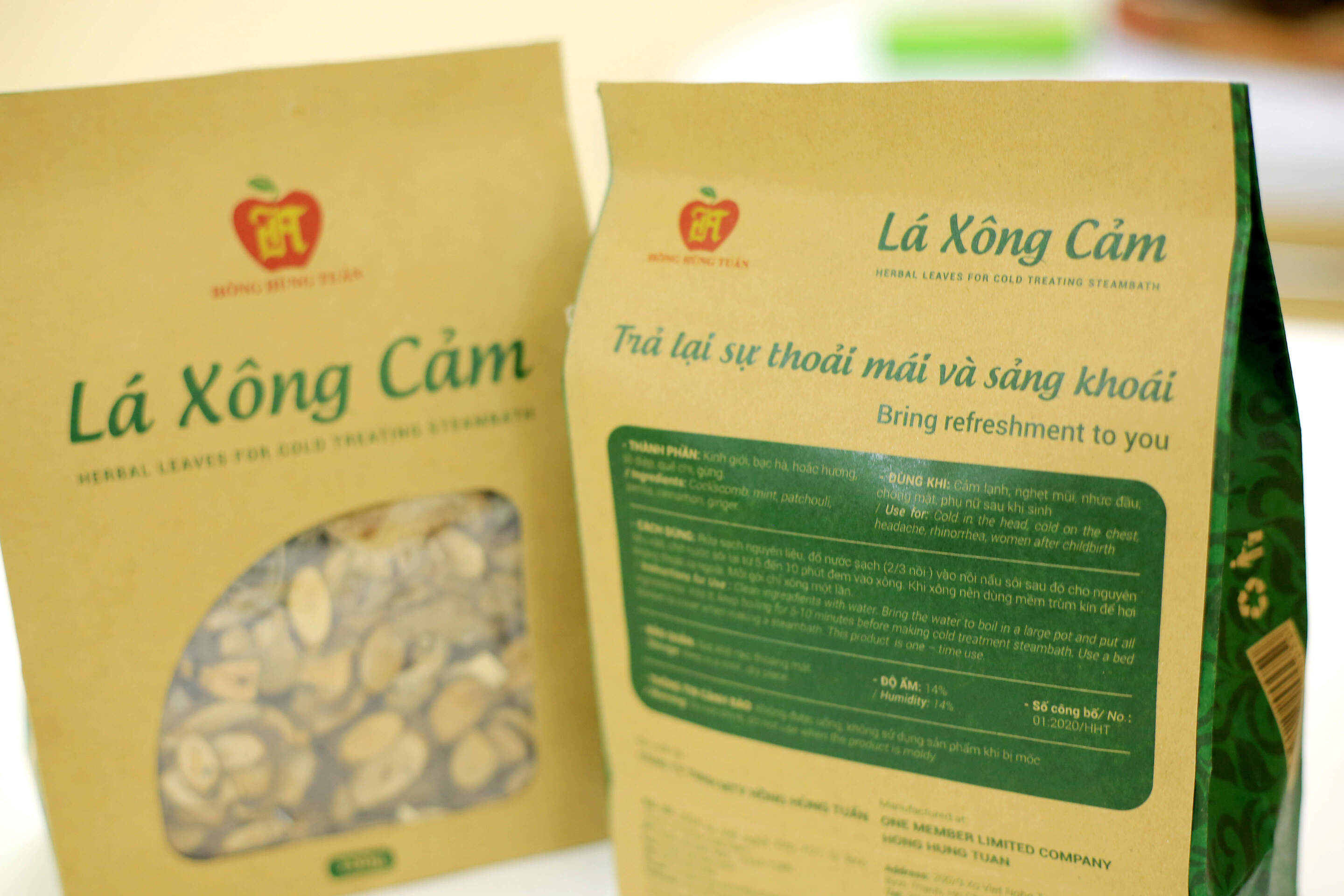 Lá Xông Thảo Dược Độc Quyền 150g Hồng Hùng Tuấn – Xông Hơi Giải Cảm Tại Nhà, Thư Giãn, Giảm Mệt Mỏi