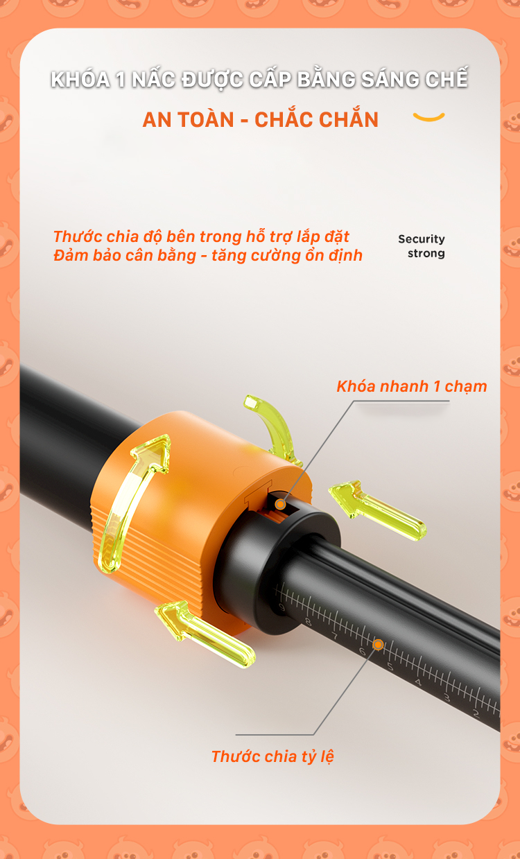 Xà đơn treo tường FED-DG 002 – Thép carbon 1.5mm