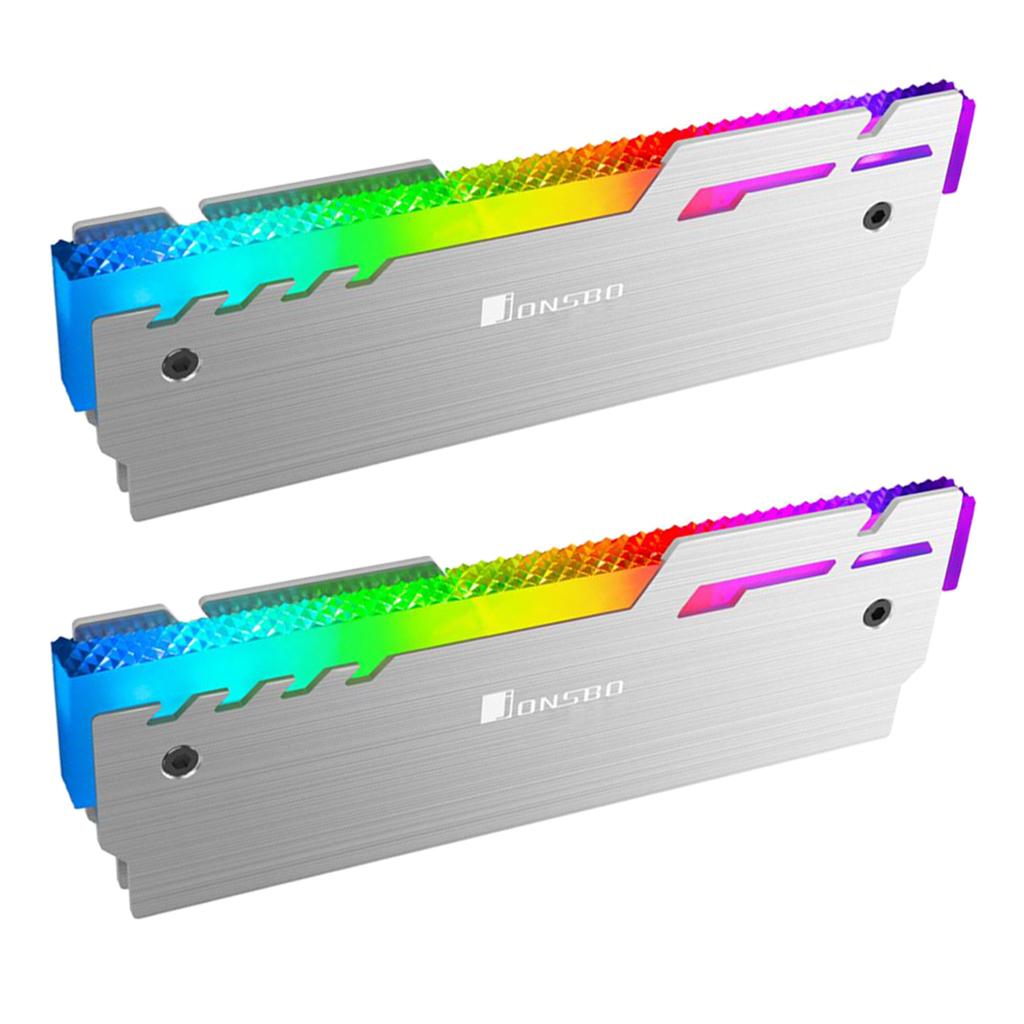 Heat Sink RGB Memory RAM Cooler Radiator Anodizing Process for DIY PC Game