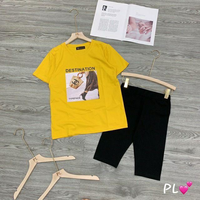 Quần legging lửng nữ ngố 4 túi co giãn 4 chiều